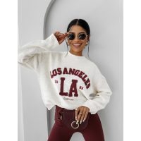 SWETER LOS ANGELES HAFT OLAVOGA LUURE ECRU