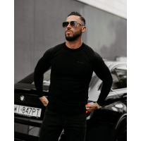 SWETER MĘSKI HAFT OLAVOGA MEN MEW BLACK