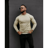 SWETER MĘSKI HAFT OLAVOGA MEN MEW BEIGE