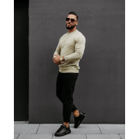 SWETER MĘSKI HAFT OLAVOGA MEN MEW BEIGE