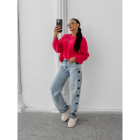 SWETER OVERSIZE OLAVOGA DELIA AMARANT