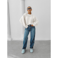 SWETER OVERSIZE OLAVOGA DELIA ECRU