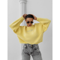 SWETER OVERSIZE OLAVOGA DELIA YELLOW