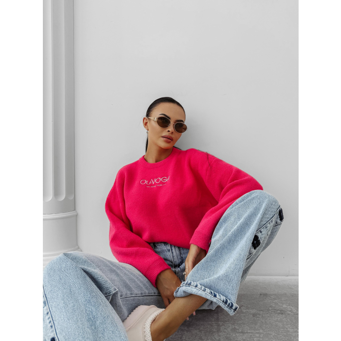 SWETER OVERSIZE OLAVOGA DELIA AMARANT