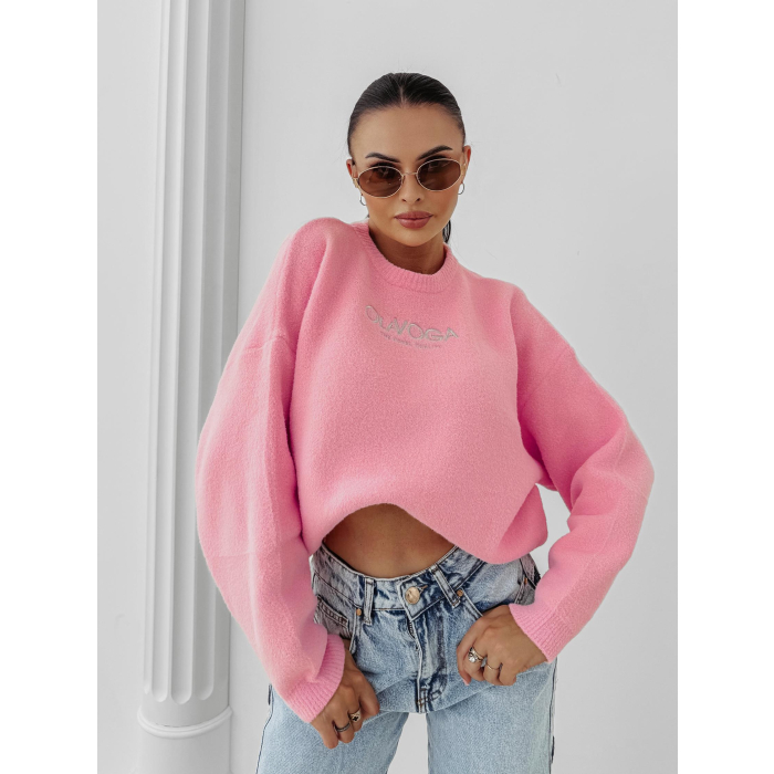 SWETER OVERSIZE OLAVOGA DELIA PINK