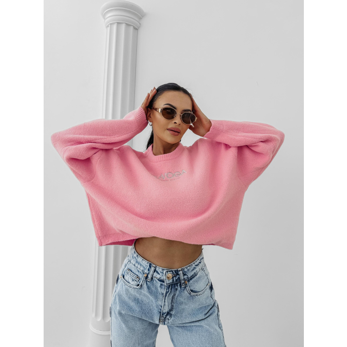 SWETER OVERSIZE OLAVOGA DELIA PINK