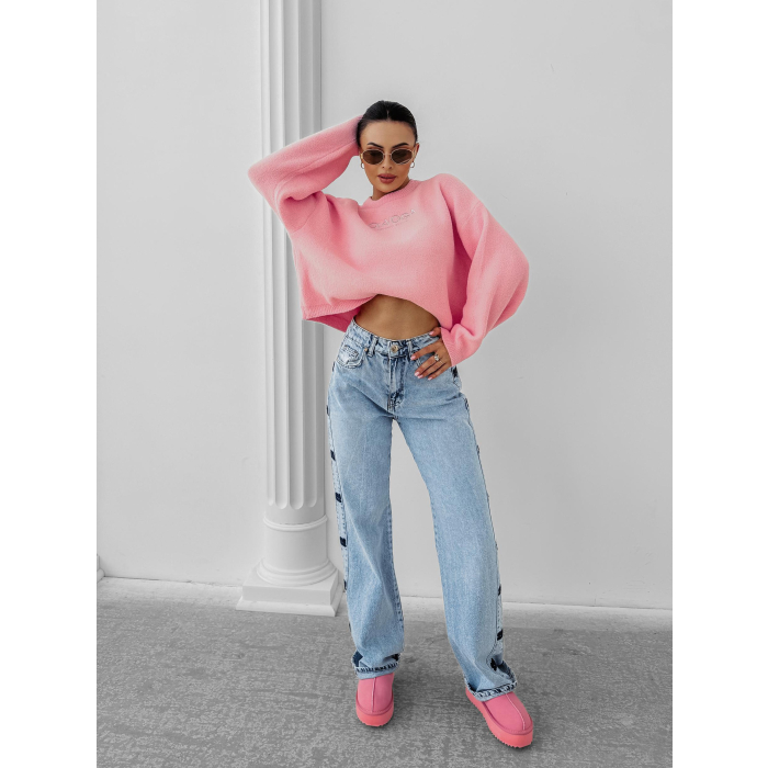 SWETER OVERSIZE OLAVOGA DELIA PINK