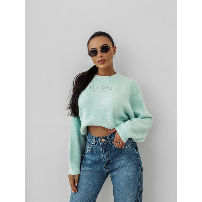 SWETER OVERSIZE OLAVOGA DELIA MINT