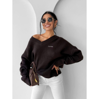 SWETER OVERSIZE OLAVOGA ZOTO BROWN