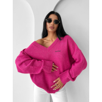 SWETER OVERSIZE OLAVOGA ZOTO NEON PINK