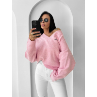 SWETER OVERSIZE OLAVOGA ZOTO BABY PINK