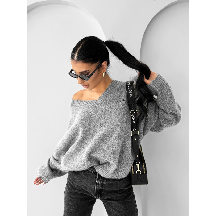 SWETER OVERSIZE OLAVOGA ZOTO GRAY