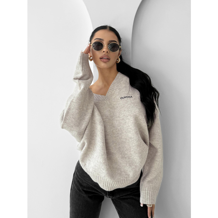 SWETER OVERSIZE OLAVOGA ZOTO BEIGE