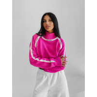 SWETER Z GOLFEM LAMPAS OLAVOGA WINTOR NEON PINK
