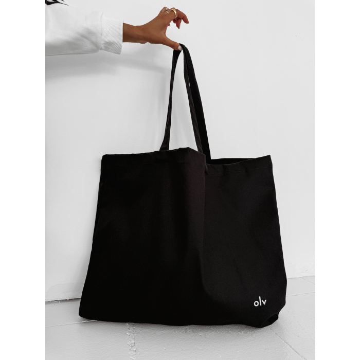 TOREBKA BAWEŁNIANA SHOPPERKA OLVETTE BLACK
