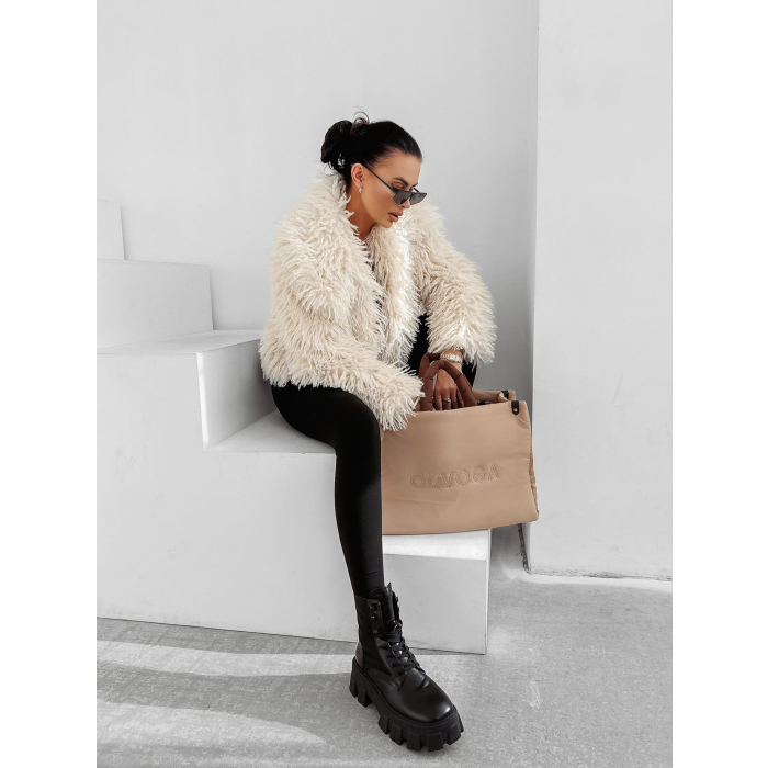 TOREBKA PIKOWANA HAFT OLAVOGA FIOE BEIGE