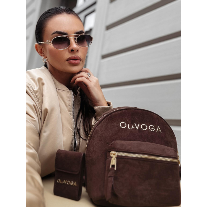 TOREBKA PLECAK ZAMSZOWY OLAVOGA RIDER BROWN