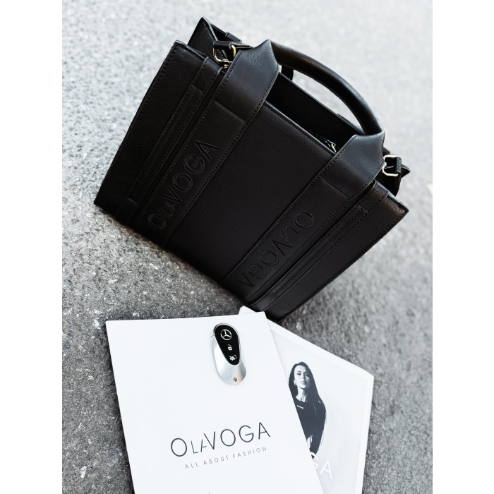 TOREBKA Z EKOSKÓRY OLAVOGA VANELLOPE BLACK