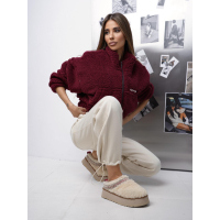 BLUZA DAMSKA MIŚ OLAVOGA KEEP BURGUND