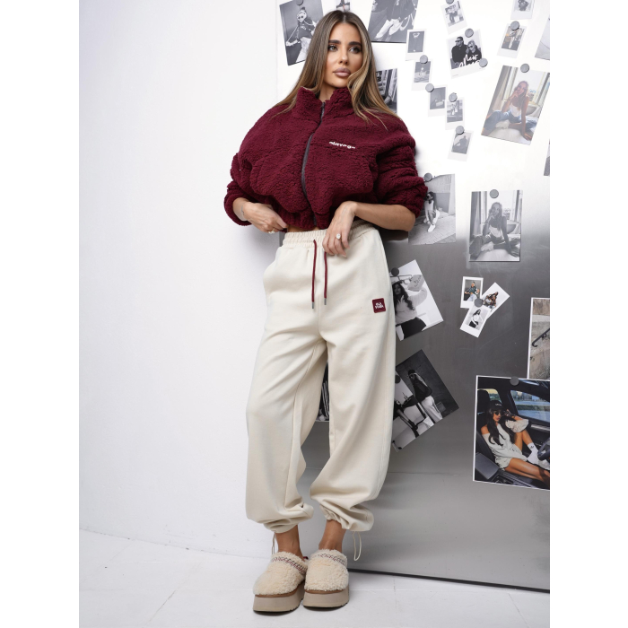 BLUZA DAMSKA MIŚ OLAVOGA KEEP BURGUND