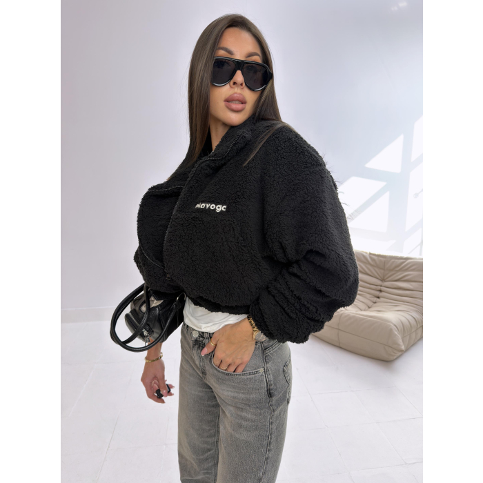 BLUZA DAMSKA MIŚ OLAVOGA KEEP BLACK