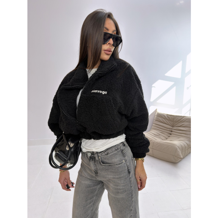 BLUZA DAMSKA MIŚ OLAVOGA KEEP BLACK