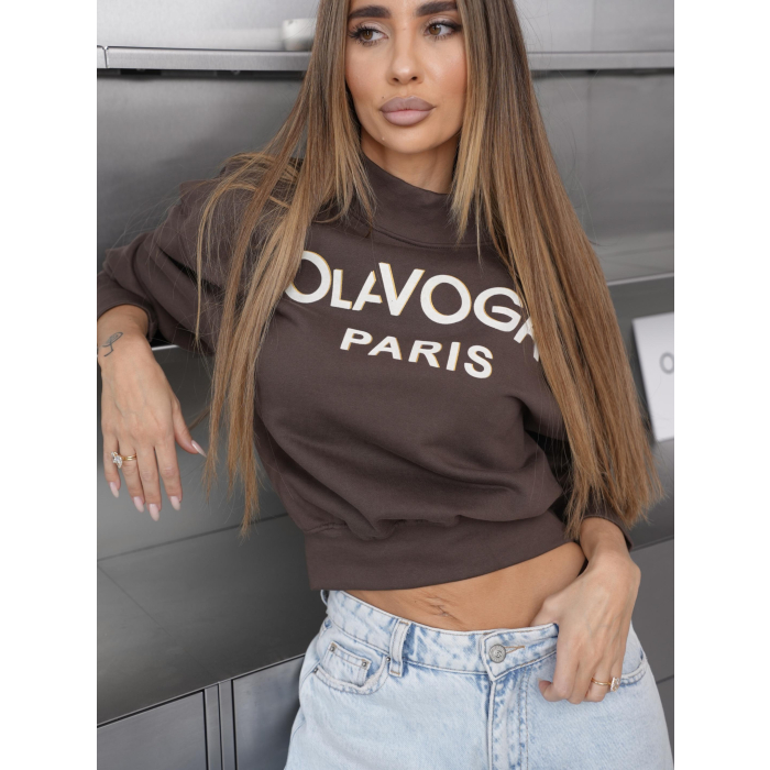 BLUZA DAMSKA OLAVOGA ONCY BROWN