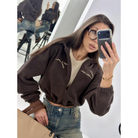 BLUZA DAMSKA POLAR OLAVOGA DIRECTION BROWN