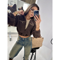 BLUZA DAMSKA POLAR OLAVOGA DIRECTION BROWN