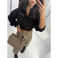 BLUZA DAMSKA POLAR OLAVOGA DIRECTION BLACK