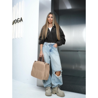 BLUZA DAMSKA POLAR OLAVOGA DIRECTION BROWN