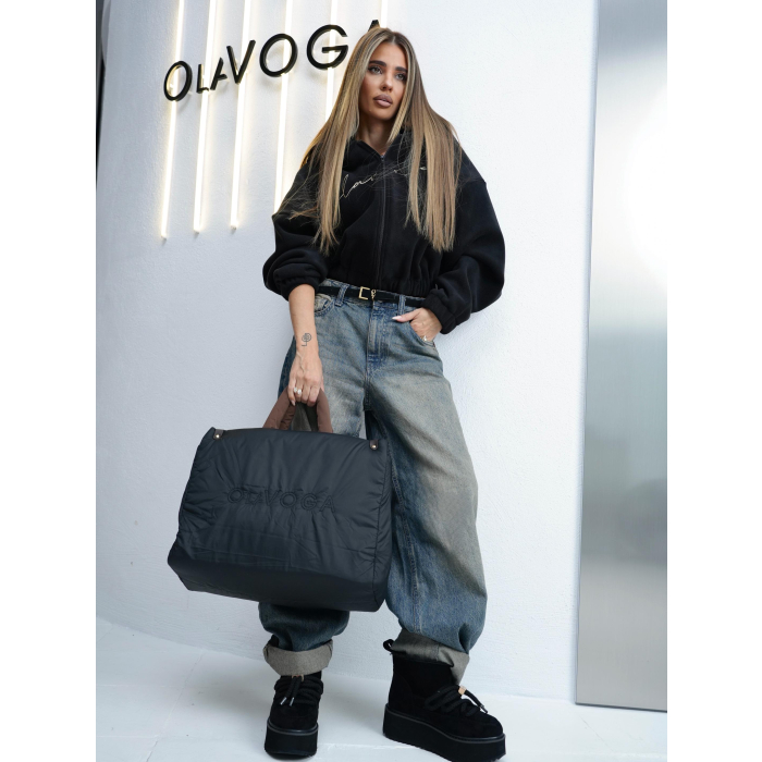BLUZA DAMSKA POLAR OLAVOGA DIRECTION BLACK