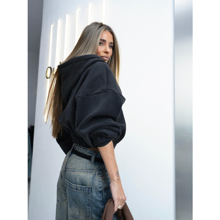 BLUZA DAMSKA POLAR OLAVOGA DIRECTION BLACK