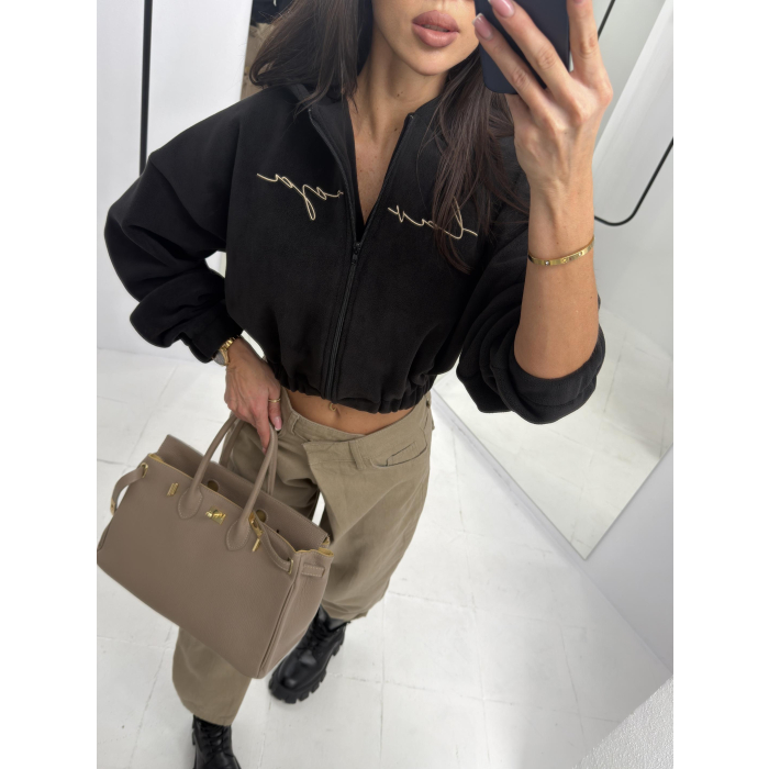 BLUZA DAMSKA POLAR OLAVOGA DIRECTION BLACK