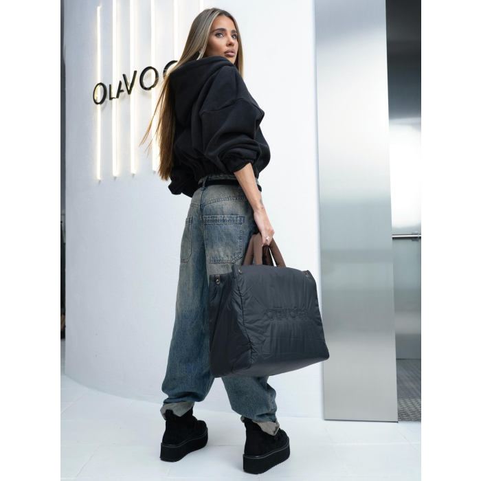 BLUZA DAMSKA POLAR OLAVOGA DIRECTION BLACK