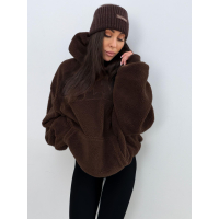 BLUZA DAMSKA POLAR UNISEX OLAVOGA OROFIOU BROWN