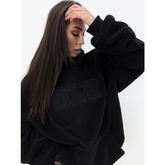 BLUZA DAMSKA POLAR UNISEX OLAVOGA OROFIOU BLACK