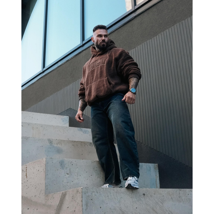 BLUZA POLAR UNISEX OLAVOGA MEN OROFIOU BROWN