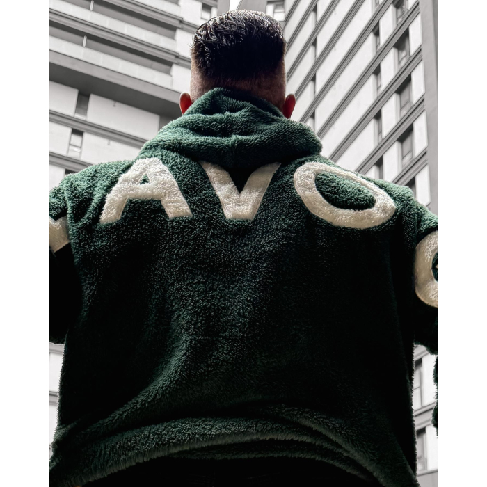 BLUZA MĘSKA OLAVOGA FIDO MEN EMERALD GREEN