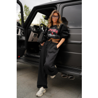 BLUZA DRESOWA DAMSKA OLAVOGA FLANO BLACK