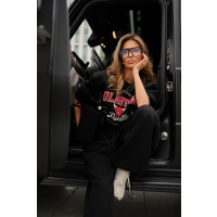 BLUZA DRESOWA DAMSKA OLAVOGA FLANO BLACK
