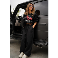 BLUZA DRESOWA DAMSKA OLAVOGA FLANO BLACK