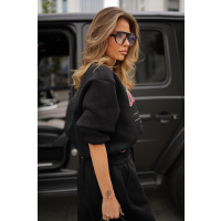 BLUZA DRESOWA DAMSKA OLAVOGA FLANO BLACK