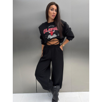 BLUZA DRESOWA DAMSKA OLAVOGA FLANO BLACK