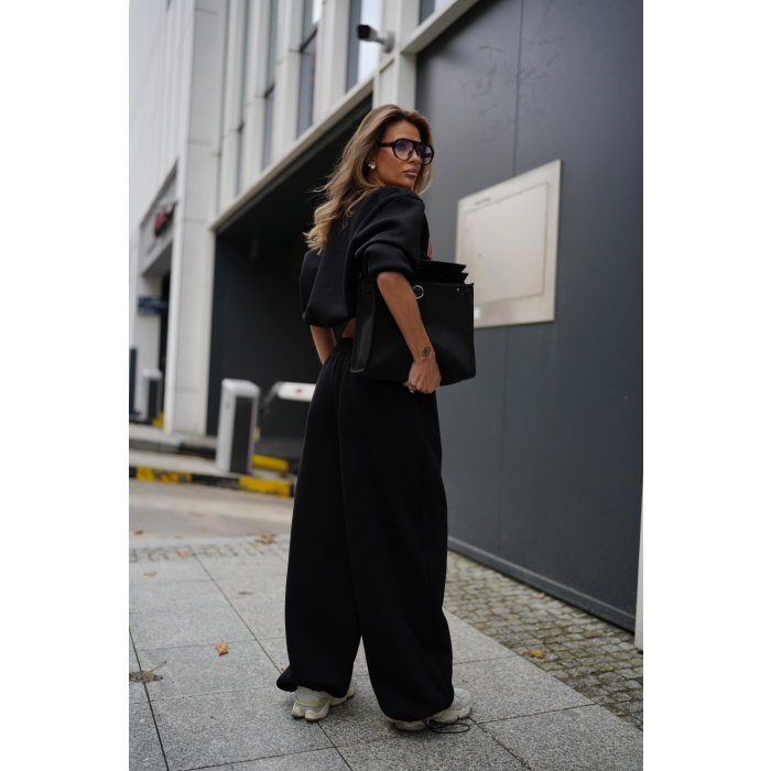 BLUZA DRESOWA DAMSKA OLAVOGA FLANO BLACK