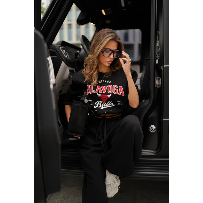 BLUZA DRESOWA DAMSKA OLAVOGA FLANO BLACK