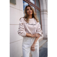BLUZA DRESOWA DAMSKA KRATA OLAVOGA RETOA BEIGE