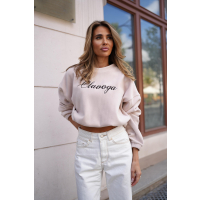 BLUZA DRESOWA DAMSKA KRATA OLAVOGA RETOA BEIGE