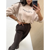 BLUZA DRESOWA DAMSKA KRATA OLAVOGA RETOA BEIGE