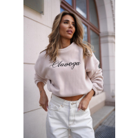 BLUZA DRESOWA DAMSKA KRATA OLAVOGA RETOA BEIGE
